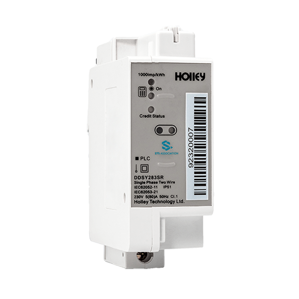 DIN Rail Single Phase Split Prepayment Energy Meter
